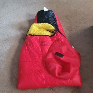Vintage Sleeping Bag with storage pouch